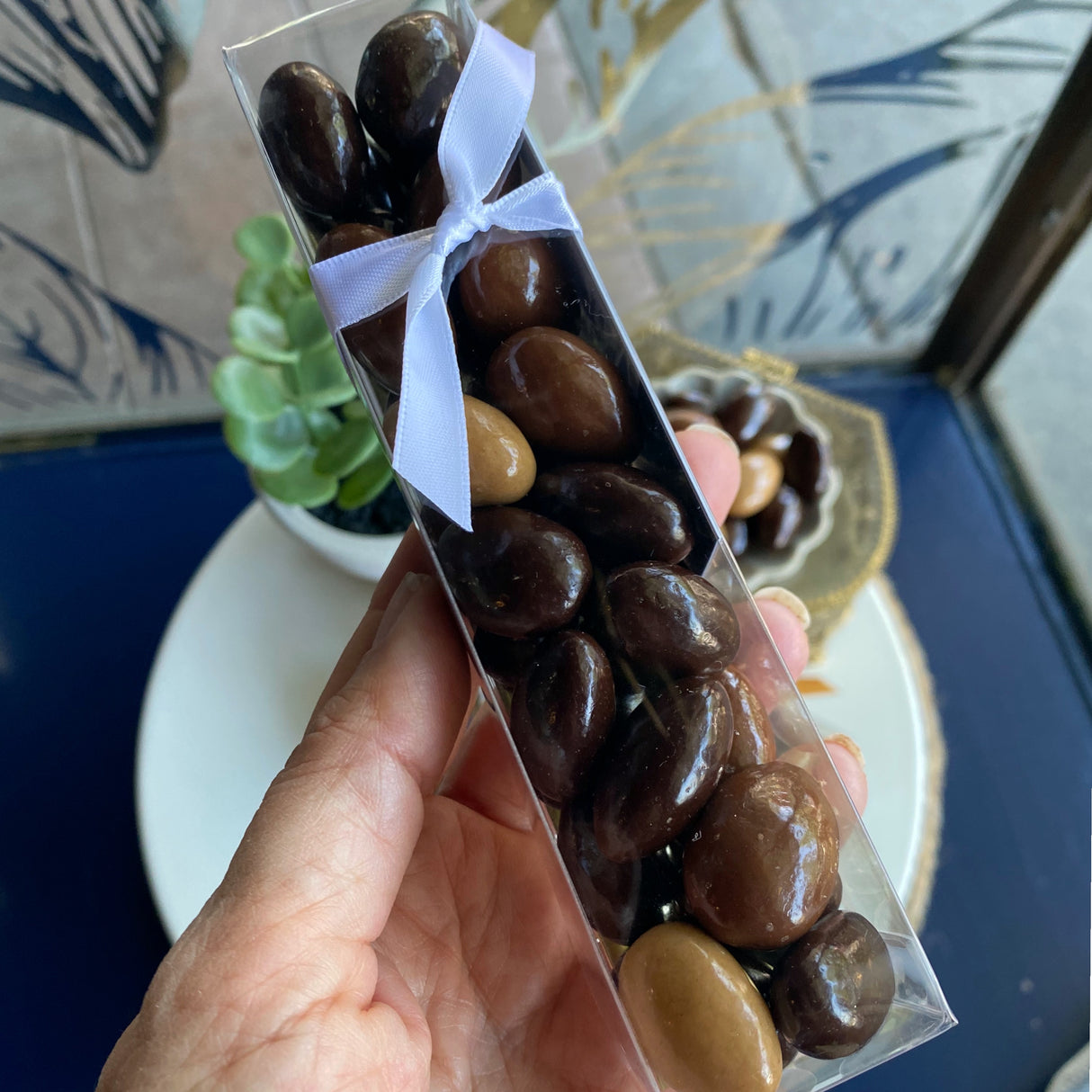Leonidas Gift Bag - Chocolate Covered Almonds - Love + Chocolate
