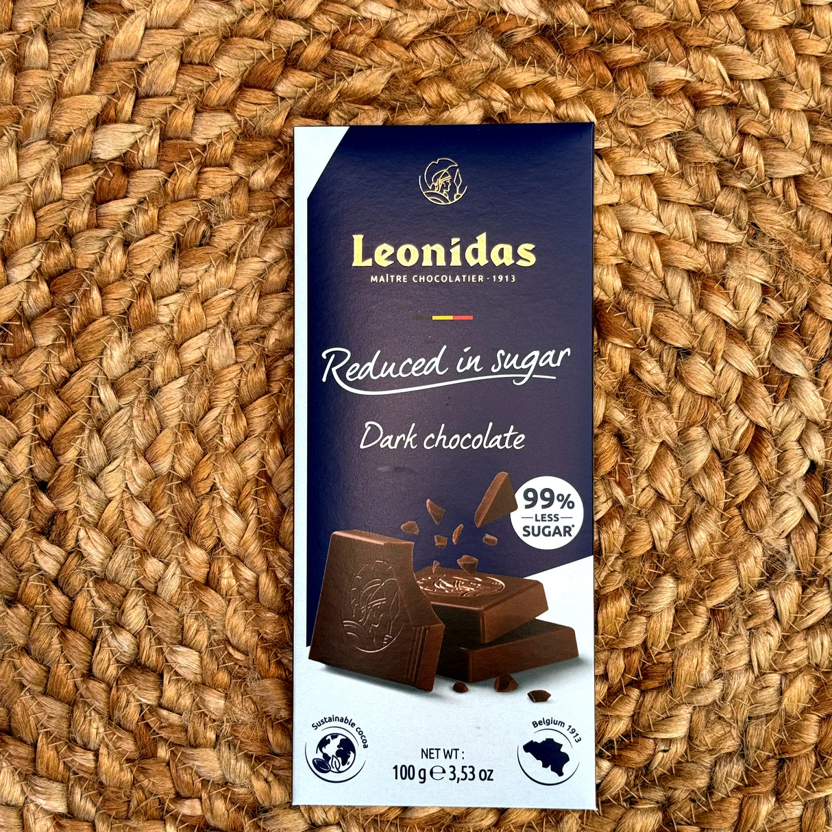 Leonidas Chocolate Bars - Reduced Sugar - Love + Chocolate