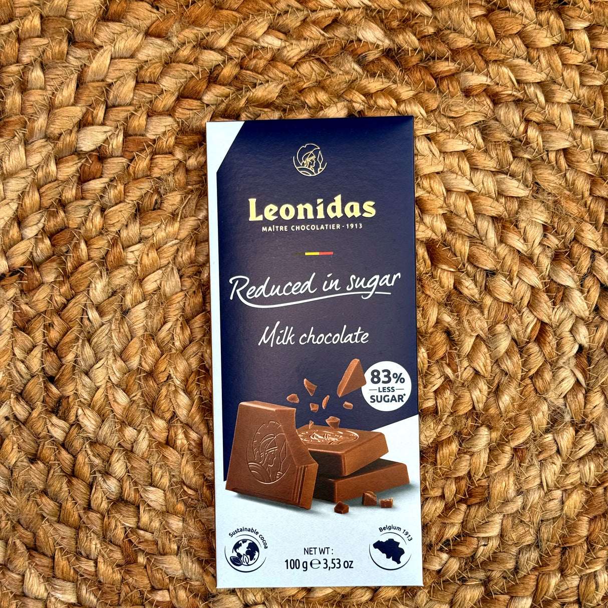 Leonidas Chocolate Bars - Reduced Sugar - Love + Chocolate
