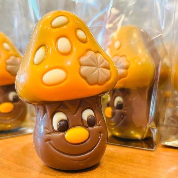 Fall Mushroom Figurine