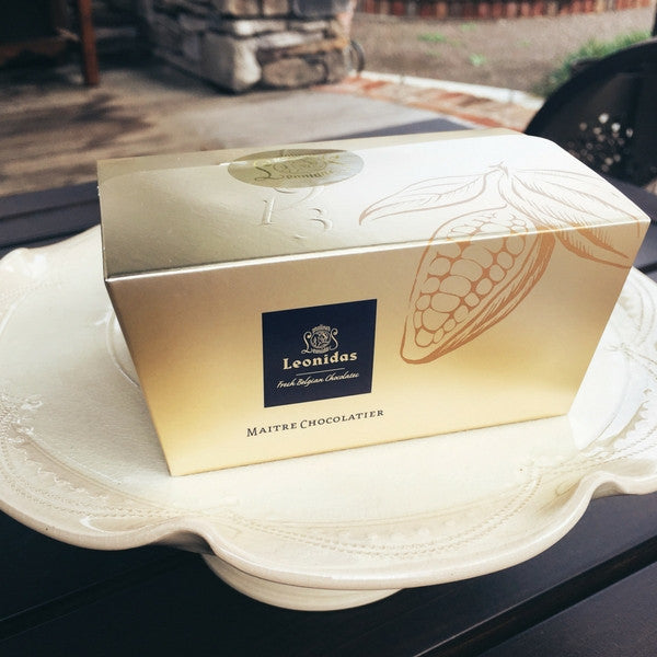 leonidas belgium chocolate gold gift box