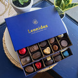 Leonidas Gift Box - Blue Drawer 40pc - Love + Chocolate