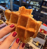 Belgian Liege Waffles - Love + Chocolate