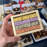 Leonidas Three G's Assortment (Gianduja, Giamanda, and Giantina) - Love + Chocolate