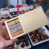 Leonidas Three G's Assortment (Gianduja, Giamanda, and Giantina) - Love + Chocolate