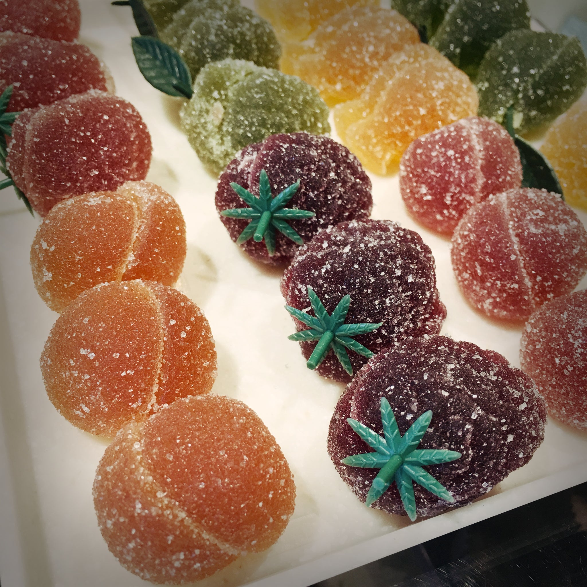 assorted fruit jelly candies