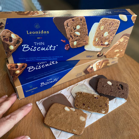 Leonidas Thin Biscuits - Love + Chocolate