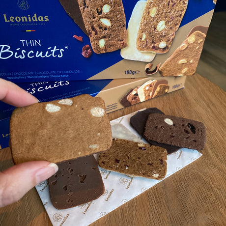 Leonidas Thin Biscuits - Love + Chocolate