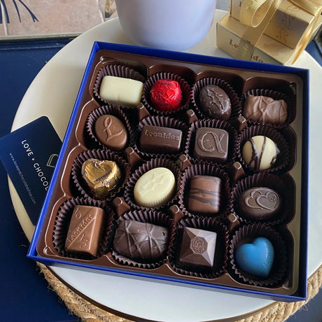 Leonidas Gift Box - Yellow 16pc - Love + Chocolate