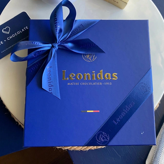 Leonidas Gift Box - Blue 9/16pc - Love + Chocolate