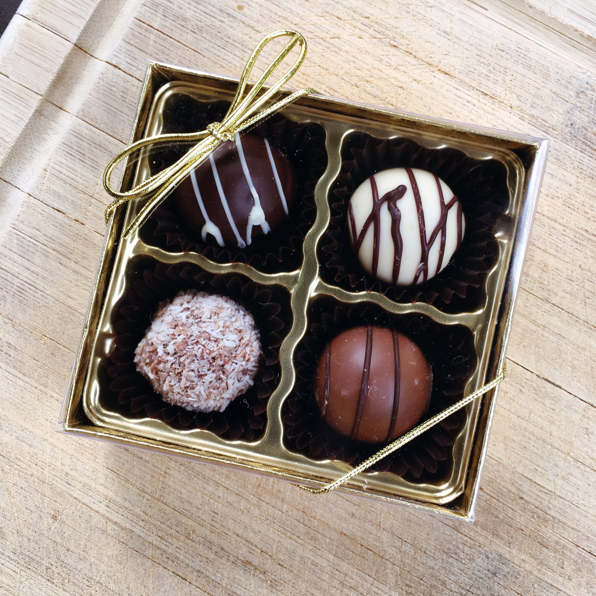 Perle Truffe Four-Pack - Love Chocolate